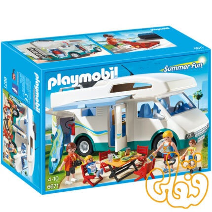 پلی موبیل ماشین کمپ تابستانه Summer Camper 6671