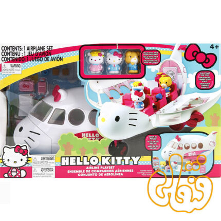 هواپیما هلوکیتی Hello kitty airline playset 84075
