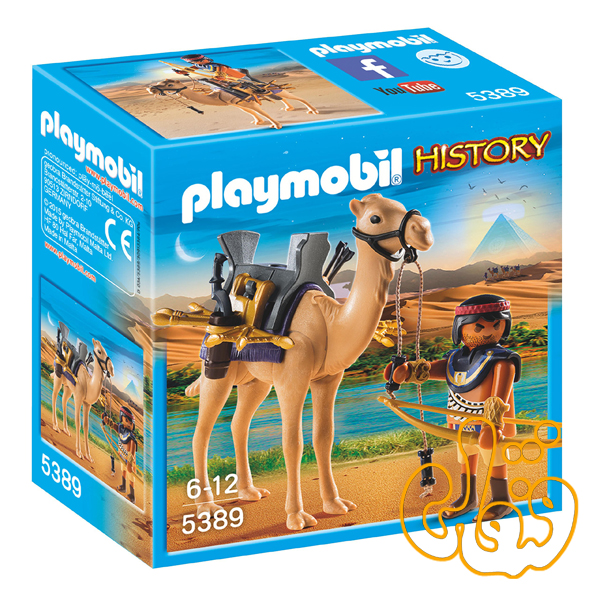 5389 egyptian warrior with camel 5389