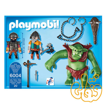giant troll with dwarf fighters 6004