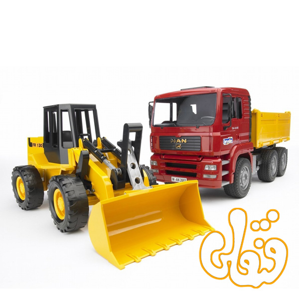 02752-1 MAN TGA Kipp-LKW und Gelenkradlader FR 130 02752