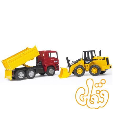 MAN TGA Kipp-LKW und Gelenkradlader FR 130 02752