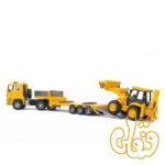 MAN TGA Tieflader mit JCB 4CX Baggerlader 02776