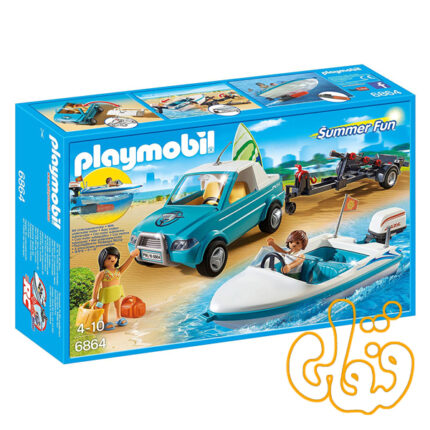 ماشین یدک کش و قایق تفریحی Surfer Pickup with Speedboat 6864