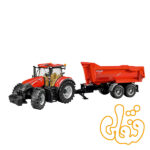 ماشین تراکتور یدک کش Case IH PUMA 230 CVX m.Krampe Tandem-Halfpipe-Anhänger 03099