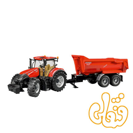 ماشین تراکتور یدک کش Case IH PUMA 230 CVX m.Krampe Tandem-Halfpipe-Anhänger 03099
