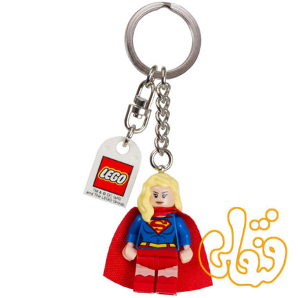 لگو ساختنی آویز کلید سوپرومن DC Comics™ Super Heroes Supergirl Keychain 853455