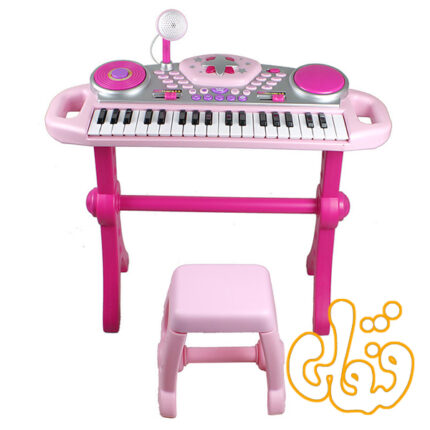ارگ پایه دار صورتی Keyboard Rock Star Set 2068