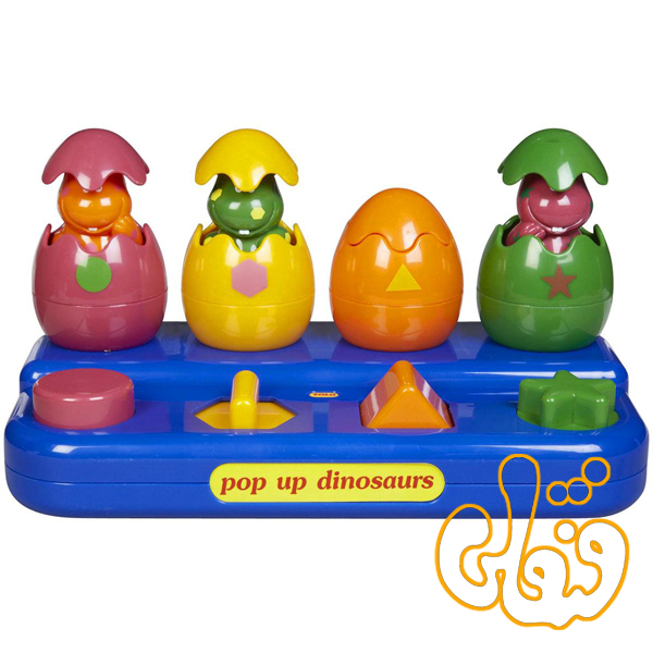 تخم دایناسورهای پرشی فکری تولو Pop-Up Dinosaurs 89200 (1) تخم دایناسورهای پرشی فکری تولو Pop-Up Dinosaurs 89200