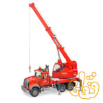 ماشین جرثقیل امداد ماک برودر MACK Granite Crane Truck With Lights And Sound Module 02826 - Image 2