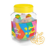 نخ و مهره رنگی رنگی 100 تایی