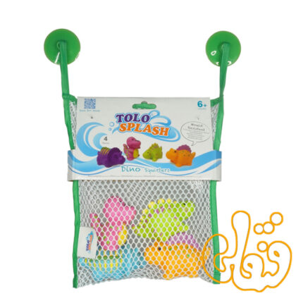 پوپت حمام دایناسور با جای مخصوص تولو Dino Squirters 50403