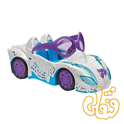 ماشین و عینک پونی رینبو راک و پونی آدمک Rainbow Rocks 8066