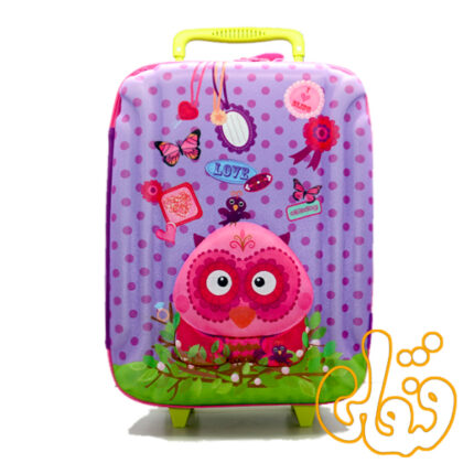 کیف چمدان چرخدار جغد 80161
