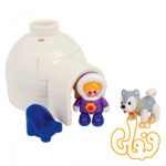 ست خانه اسکیمو و سورتمه Igloo Play Set 87423