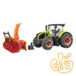ماشین تراکتور با زنجیرهای برف Claas Axion 950 with Snow Chains and Snow Blower 03017 - Image 3