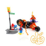 ساختنی لگو مرد عنکبوتی و موتور روح سوار SY841 - Image 2
