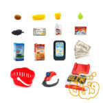 ست صندوق فروشگاهی با سبد خرید Supermarket Cash Register 668-51 - Image 5