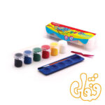 گواش 6 رنگ پیوسته بزرگ طلقی آریا 4009 - Image 2