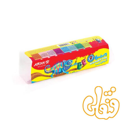 گواش 6 رنگ پیوسته بزرگ طلقی آریا 4009