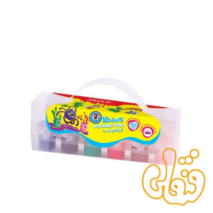گواش 12 رنگ پیوسته بزرگ طلقی آریا 4016
