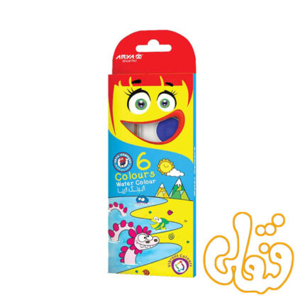 آبرنگ 6 رنگ آریا 5001