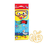 آبرنگ 12 رنگ طرح کمان بزرگ آریا 5009 - Image 3
