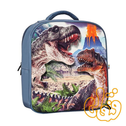کیف کوله پشتی سه بعدی دایناسور بدون فیگور موجو فان 3D Dinosaur Junior Backpack 387715