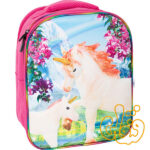 کیف کوله پشتی سه بعدی یونیکورن با دو عدد فیگور موجو فان 3D Fantasy Junior Backpack with 2 Figures 387726
