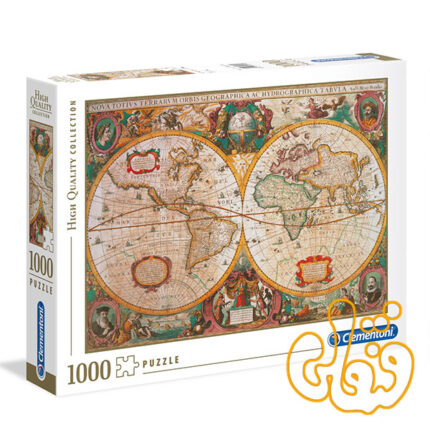 پازل کلمنتونی 1000 قطعه نقشه باستانی Old Map 31229
