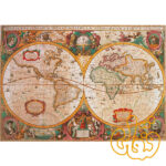 پازل کلمنتونی 1000 قطعه نقشه باستانی Old Map 31229 - Image 2