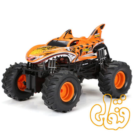 ماشین کنترلی کوسه ببری هات ویلز Hot Wheels Monster Trucks Radio Control Tiger Shark 61460U-40