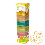 جنگا برج هیجان رنگی بیس تویز