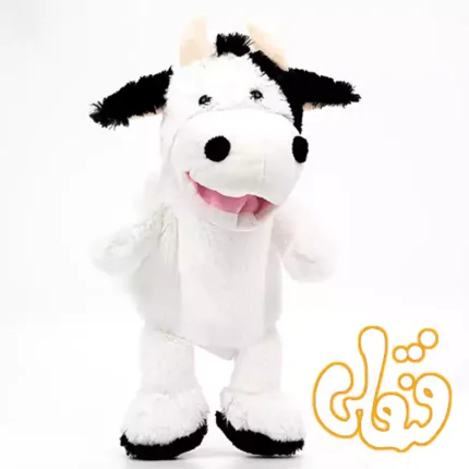 عروسک نمایشی گاو موزیکال پاگز ات پلی Cow Hand Puppet ST-PAP34
