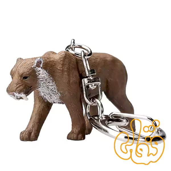 آویز کلید ببر دندان خنجری موجو Saber-toothed tiger Keychain 387450 آویز کلید ببر دندان خنجری موجو Saber-toothed tiger Keychain 387450