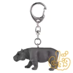 آویز کلید اسب آبی موجو Hippo Keychain 387489 - Image 2