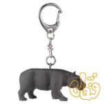 آویز کلید اسب آبی موجو Hippo Keychain 387489 - Image 5