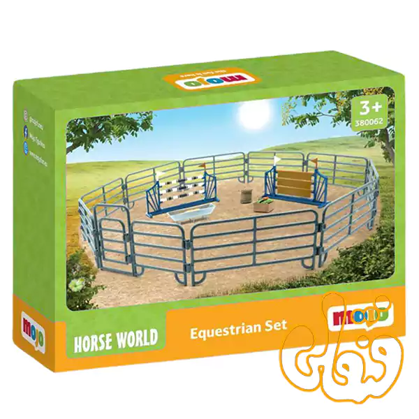 ست مانژ سوارکاری با مانع موجو Equestrian Set 380062 ست مانژ سوارکاری با مانع موجو Equestrian Set 380062