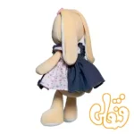 عروسک خرگوش جین پوش دختر یانیک 100238B - Image 3