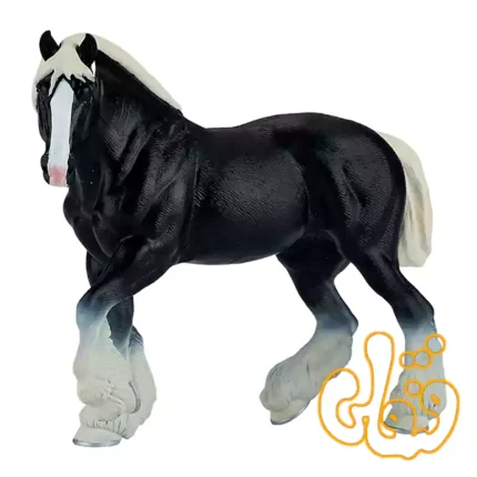 فیگور اسب کلایددیل سیاه موجو Black Clydesdale Horse 381083