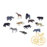 مجموعه 12 عددی حیوانات وحشی موجو Wild Animals Tube 380057 - Image 2