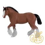 فیگور اسب کلایسدل قهوه ای موجو Brown Clydesdale Horse 381084 - Image 2
