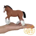 فیگور اسب کلایسدل قهوه ای موجو Brown Clydesdale Horse 381084 - Image 6
