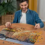 پازل 1000 قطعه رونزبرگر نقاشی خیابان گرند مادرید Painting of Madrid, Grand Street 12000609 - Image 3