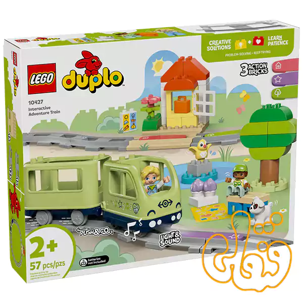 ساختنی لگو داپلو قطار ماجراجویی Interactive Adventure Train 10427 ساختنی لگو داپلو قطار ماجراجویی Interactive Adventure Train 10427