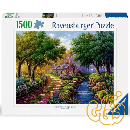 پازل 1500 قطعه کلبه کنار رودخانه رونزبرگر Cottage by the River 12000735