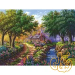 پازل 1500 قطعه کلبه کنار رودخانه رونزبرگر Cottage by the River 12000735 - Image 2