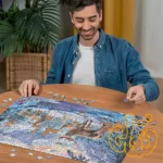 پازل 1000 قطعه گوزن و آهو در زمستان رونزبرگر Deer and stags in winter 12000888 - Image 3