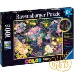پازل 100 قطعه شبرنگ باغ پری رونزبرگر Fairy Garden 13293