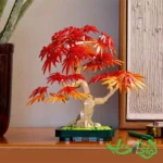 ساختنی لگو درخت بونسای افرای قرمز ژاپنی Japanese Red Maple Bonsai Tree 10348 - Image 4